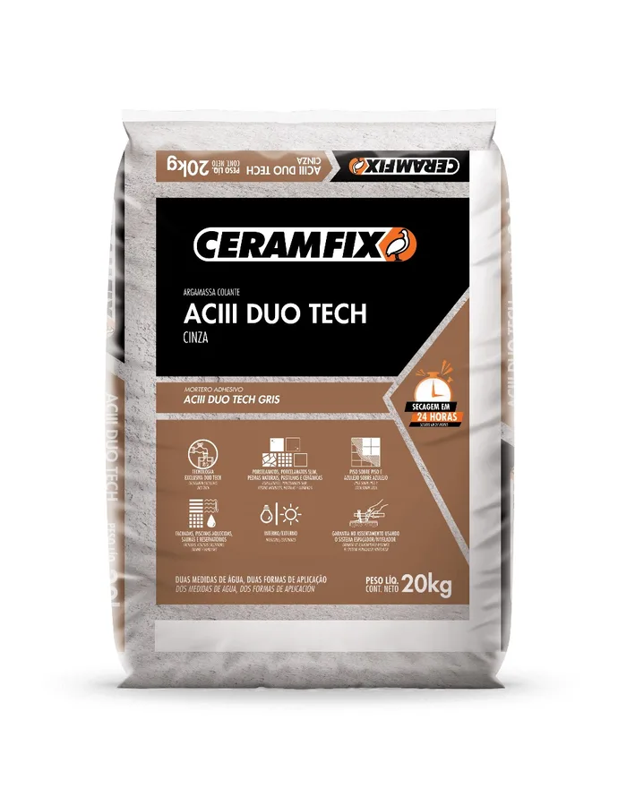 Argamassa produto embalagem