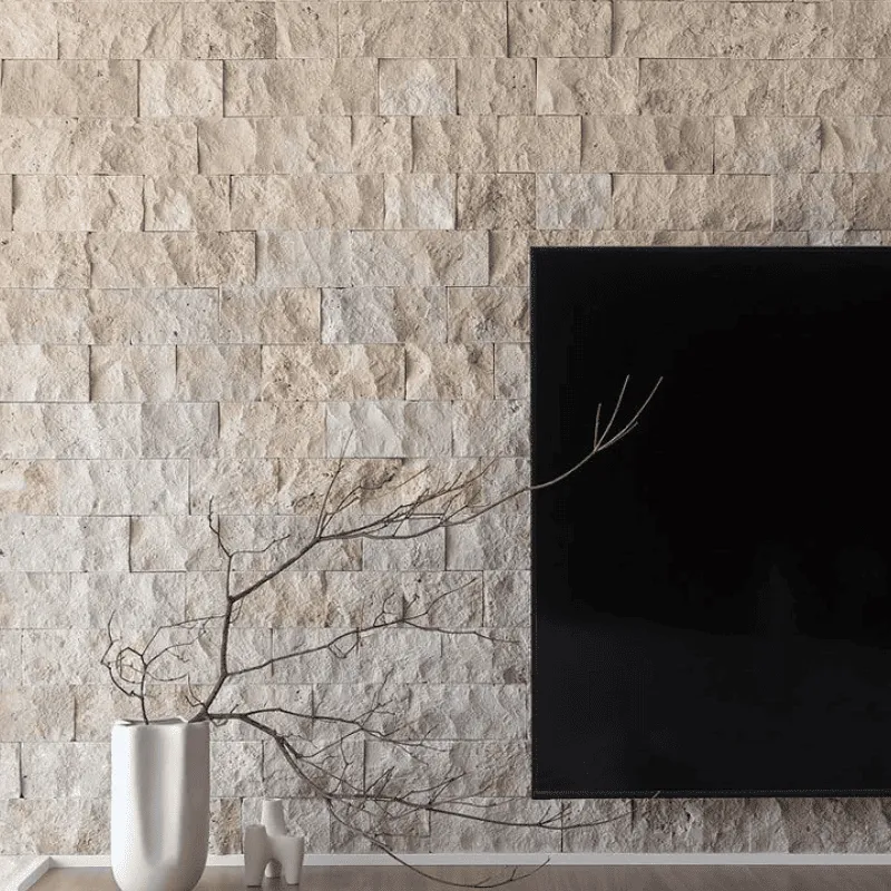 Travertino em ambiente interno